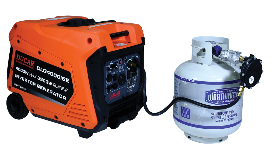 Génératrice Ducar DLG4000iSE "inverter" Dual Fuel, Propane et essence